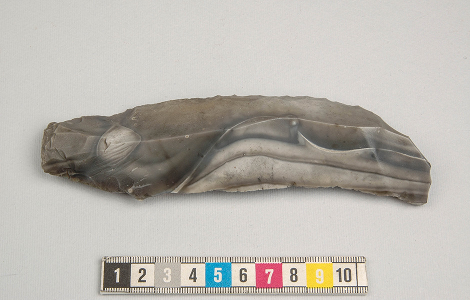 Lövkniv från yngre bronsåldern, 1100-500 f.Kr. Foto: Inga Ullén/SHM