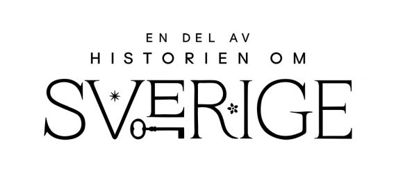 Logo for "Historien om Sverige" on Swedish Television (SVT)