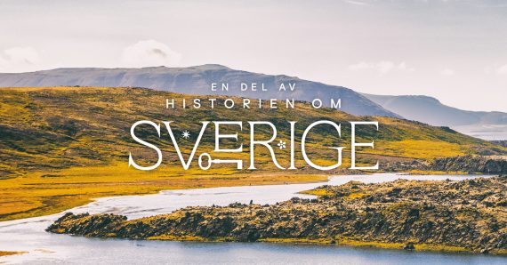 Fjäll med loggan för Historien om Sverige