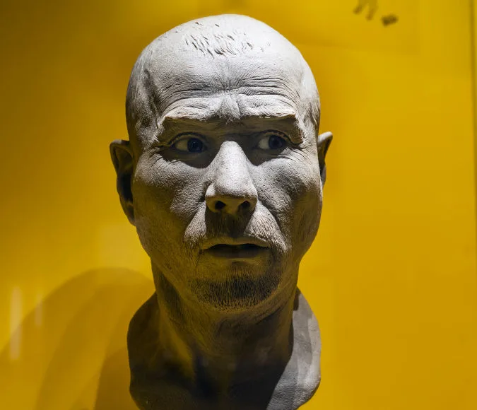 Reconstruction of a man's head