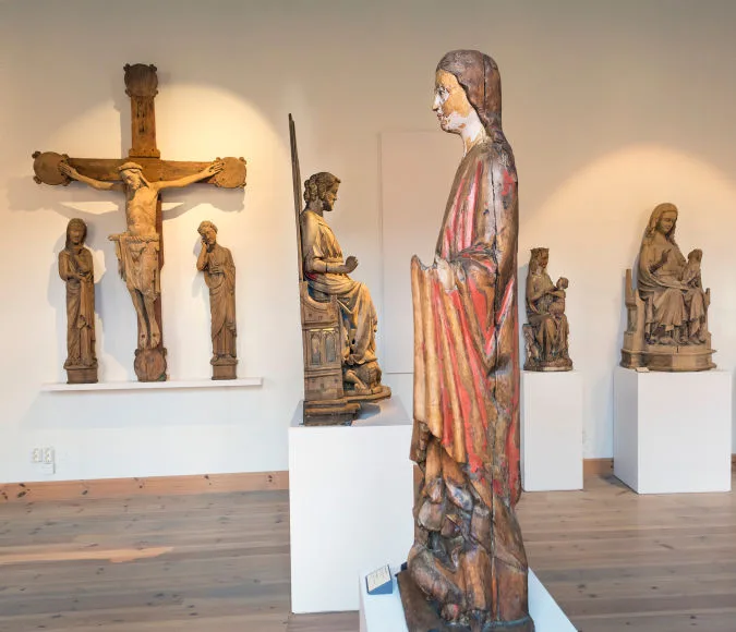 View from the Medieval Art exhibition.