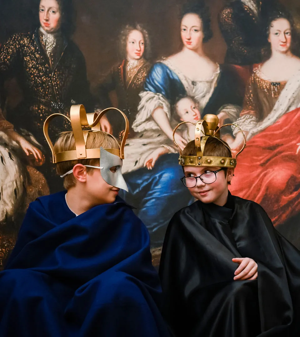 Kids playing at The Royal Armoury.