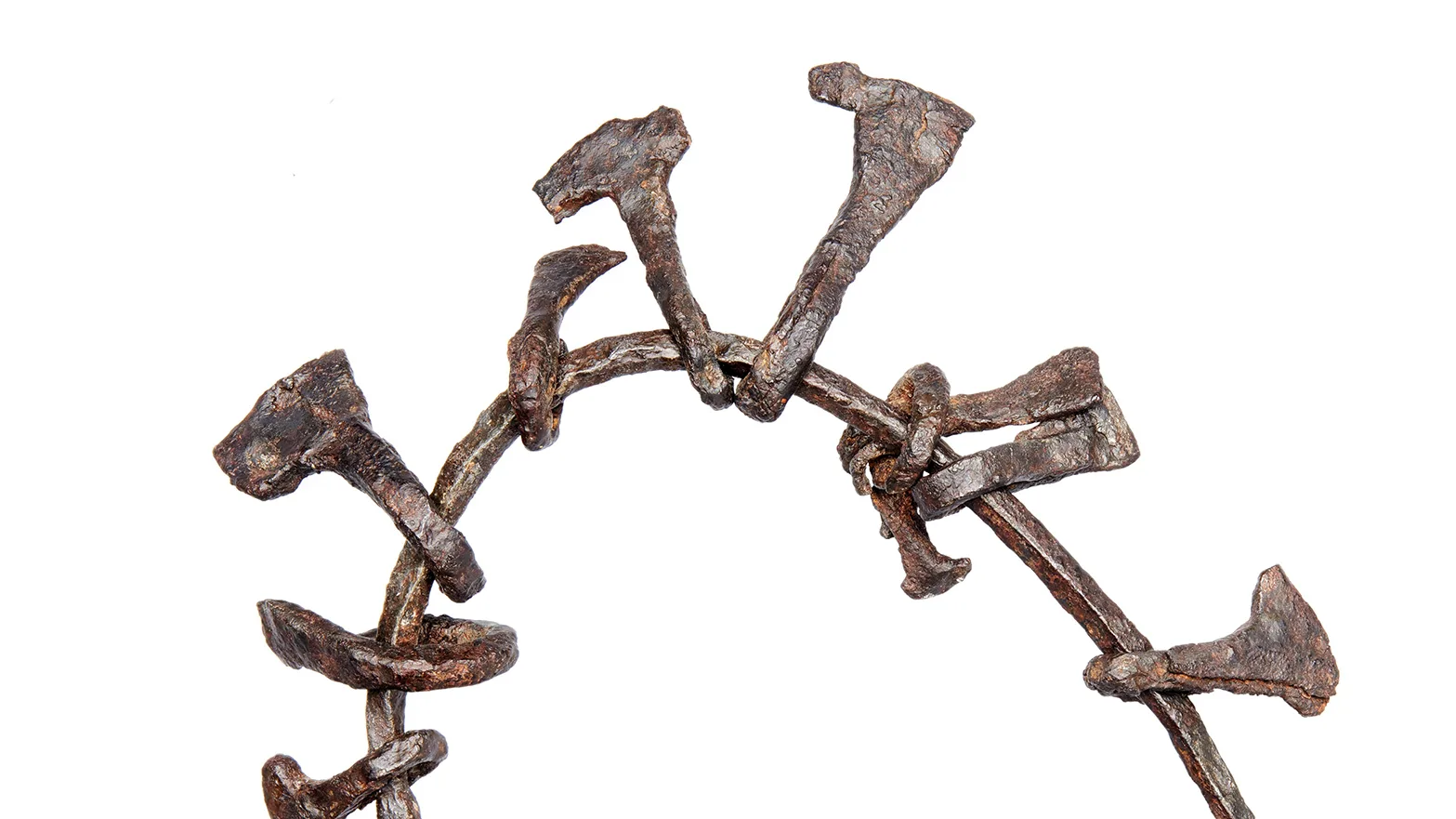 A row of small Thor's hammers