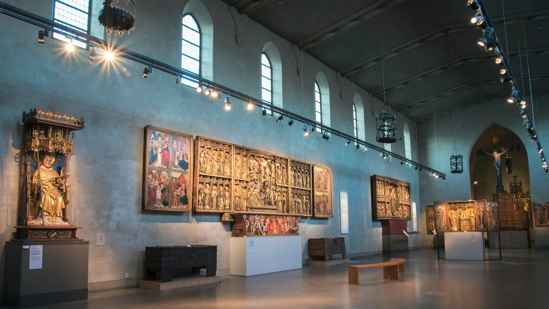 View over exhibition