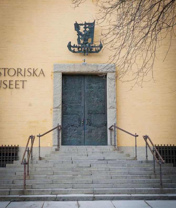 Gate to the Swedish History Museum by Bror Marklund.