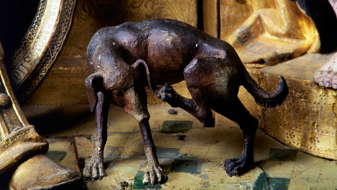 Sculpture of a dog