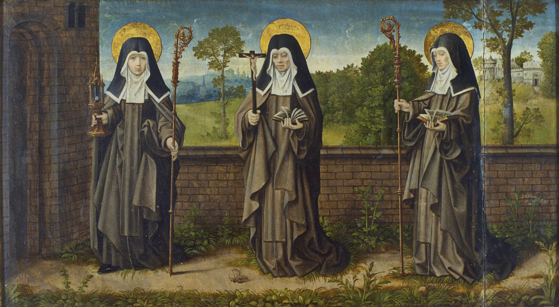 Painting of three nuns