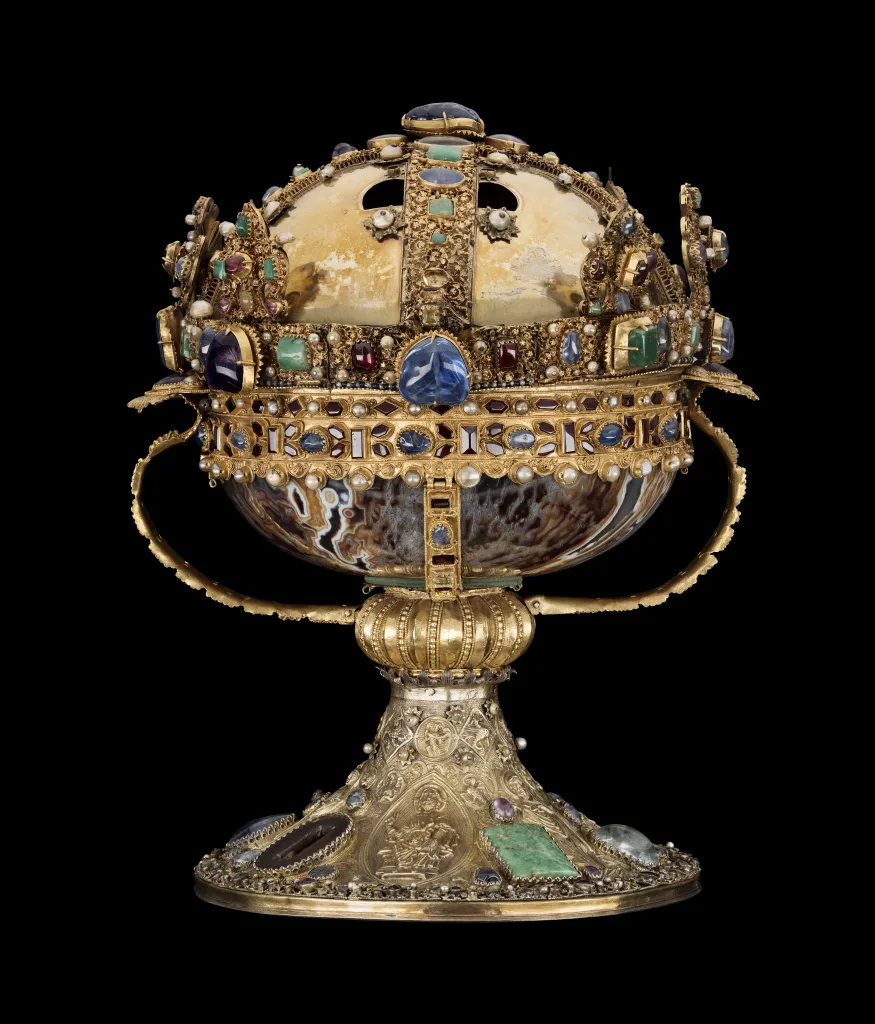 Reliquary of St. Elizabeth with gold and gemstones