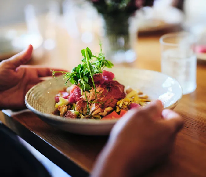 Lunch at the museum.