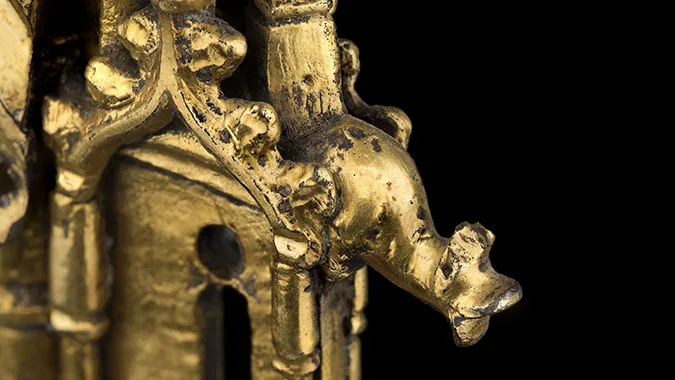 Architectural gold decoration