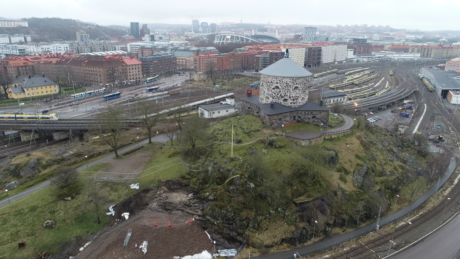 Archaeological excavations in central Gothenburg