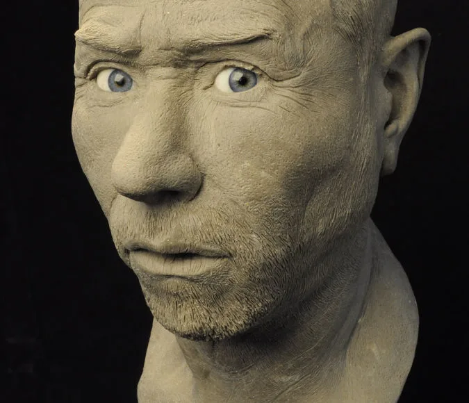 Facial reconstruction of the man from Granhammar