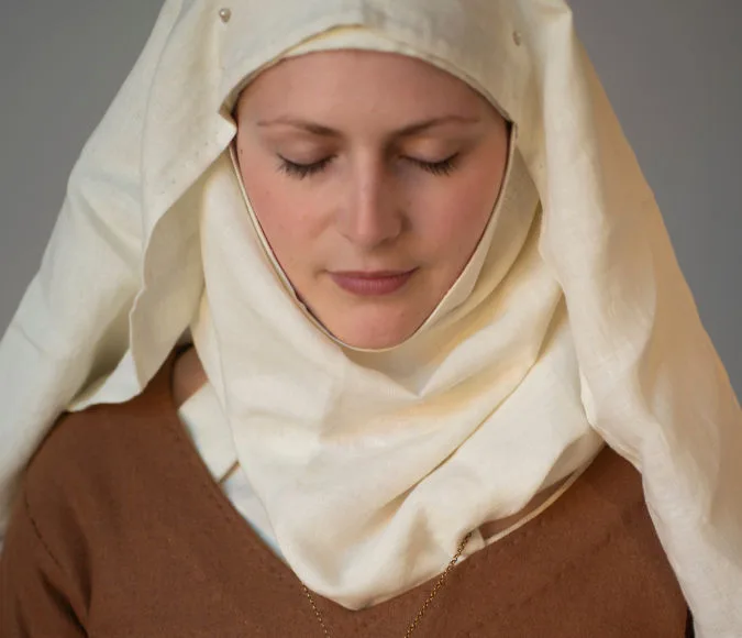 Person with medieval headdress