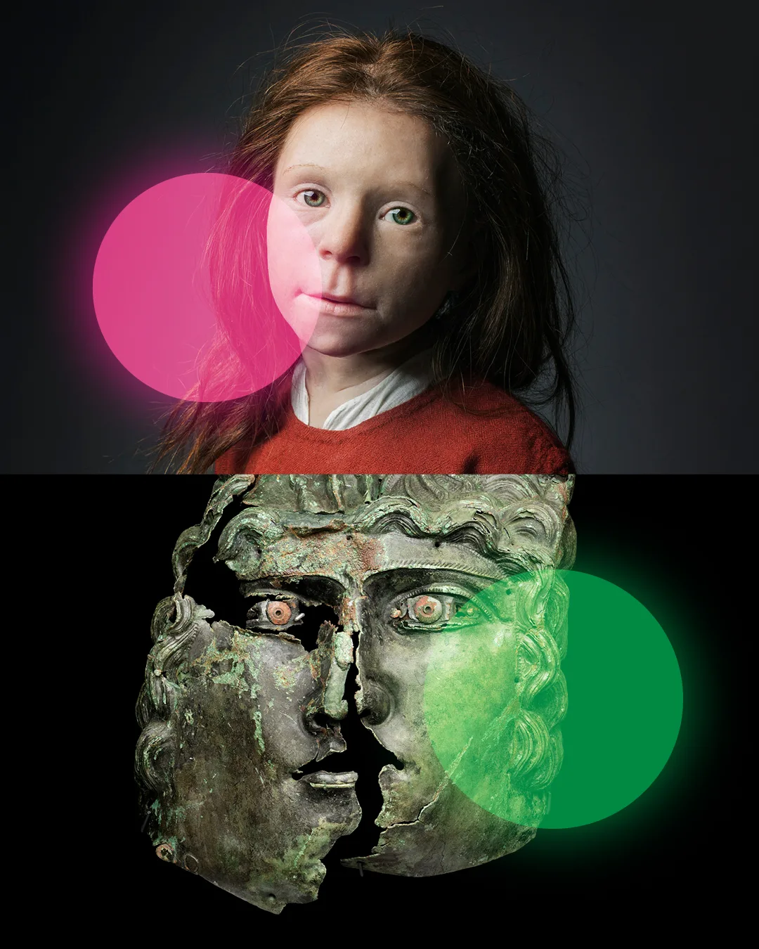 vaxdocka och en mask