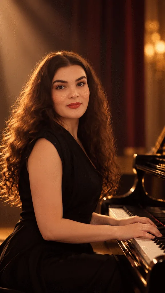 Person vid piano